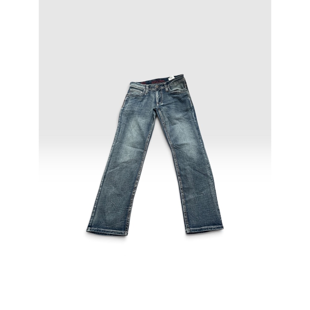 Axe & Crown Classic Straight Leg Jeans Mens 30x30 Medium Wash Blue Gateway T138